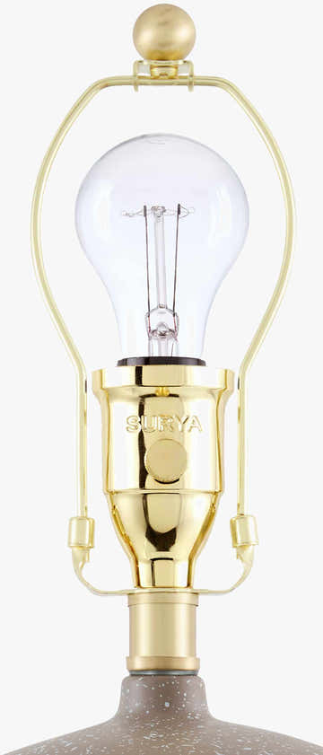 Speckled Beige Ceramic Table Lamp