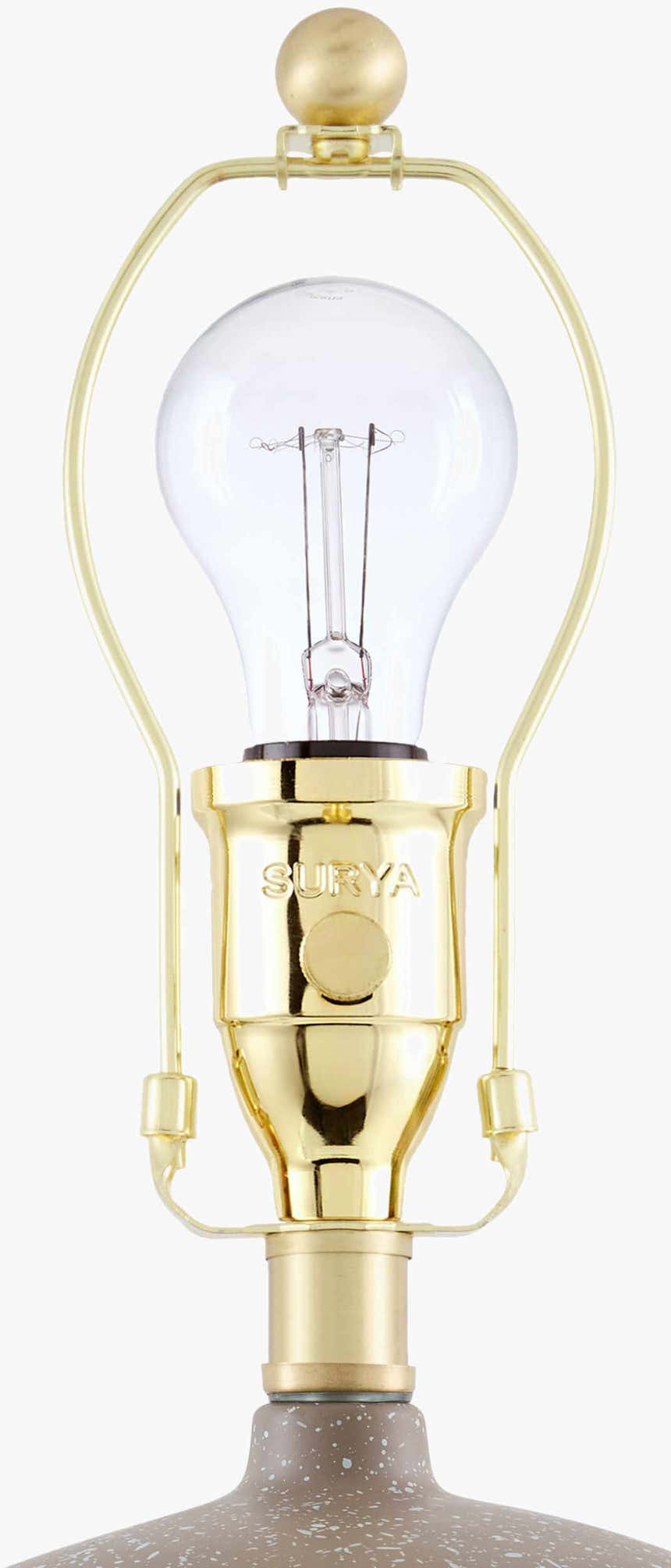 Speckled Beige Ceramic Table Lamp