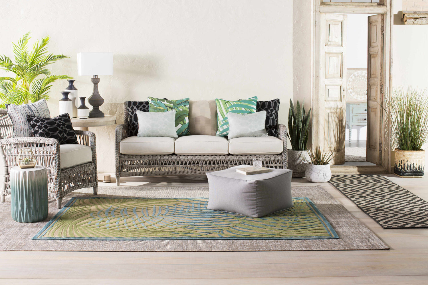 Lozano Outdoor Throw Pillow