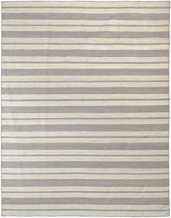 Feizy Duprine Transitional Stripes - Gray/Ivory Area Rug