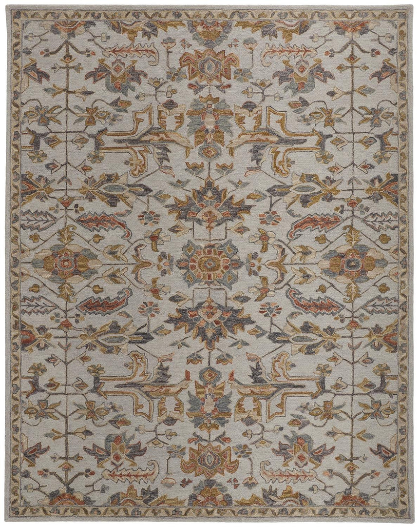 Feizy Fallon Traditional Oriental - Gray/Gold Area Rug