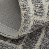 Feizy Asher Transitional Geometric - Taupe/Gray/Tan Area Rug - Clearance