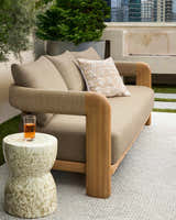 Shimabara Cream Outdoor End Table