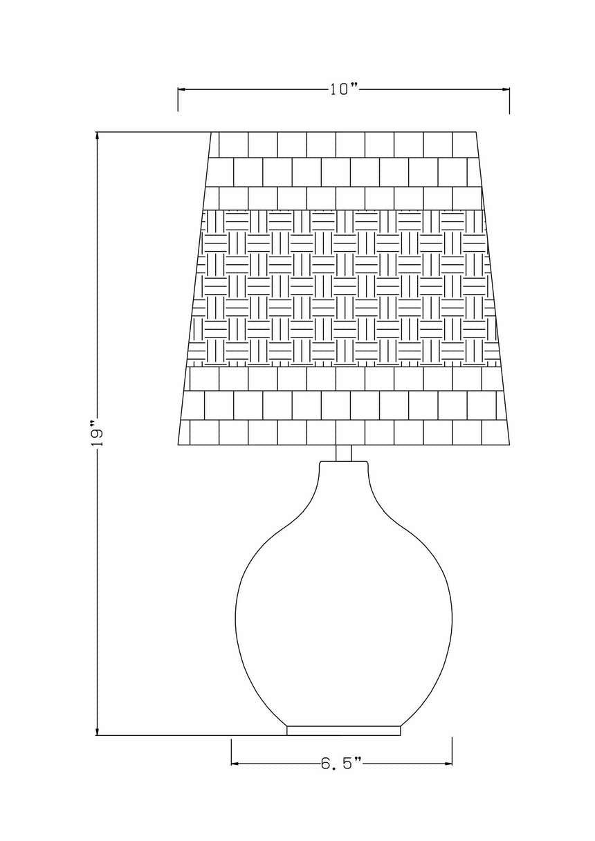 Strasbourg Gray Table Lamp