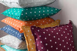 Glendenning Gray Polka Dot Pillow - Clearance