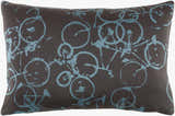 Landisburg Blue Bicycle Pattern Throw Pillow - Clearance