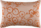 Tangmere Bicycle Print Throw Pillow - Clearance