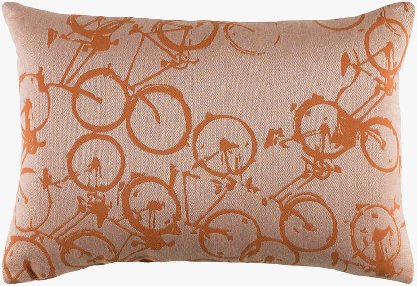Tangmere Bicycle Print Throw Pillow - Clearance