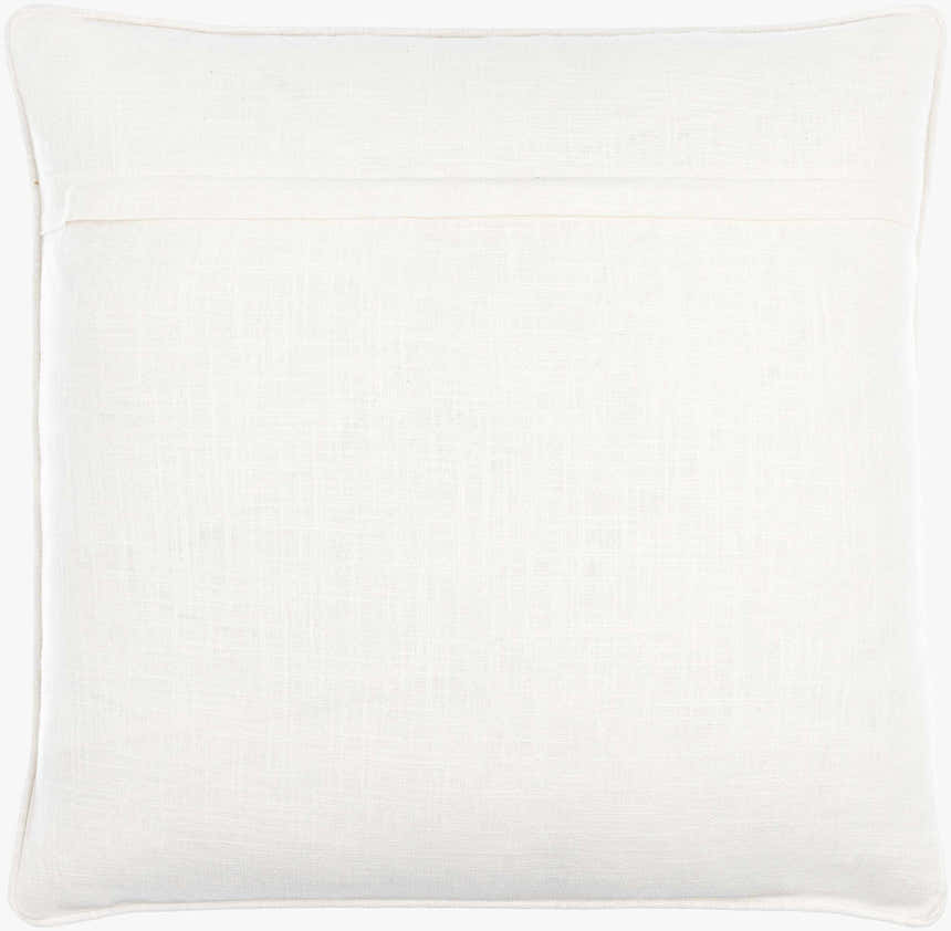 Florent Ivory Traditional Floral Pattern Updated Traditional Cotton Accent Pillow