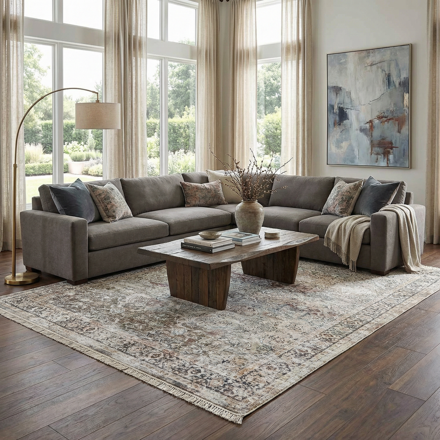 Olive Holi-2304 Washable Area Rug – Boutique Rugs