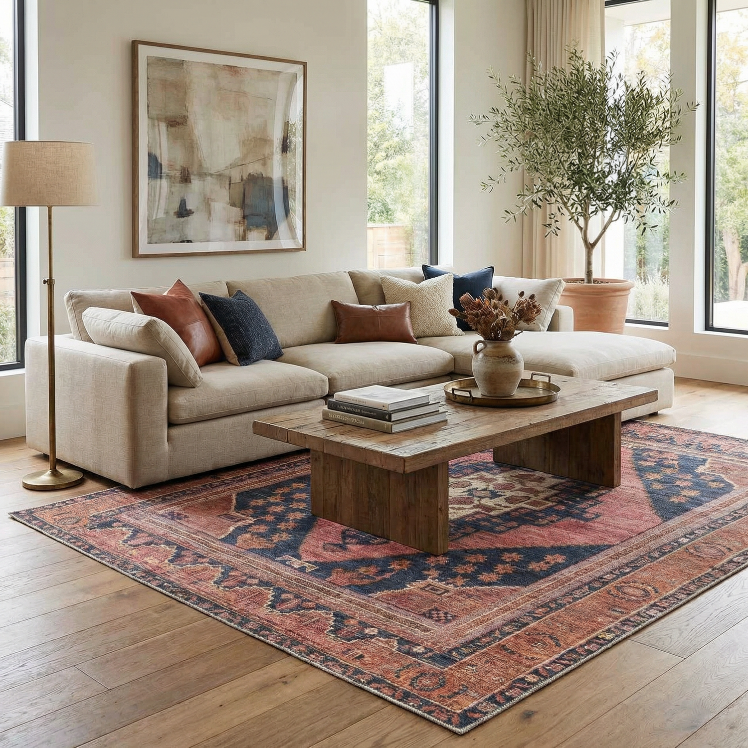 Malamote Vintage Flat Pile Washable Rug – Boutique Rugs
