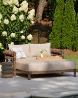 Makumbako Dark Red Outdoor End Table
