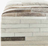 Romagnese Hair On Hide Ottoman