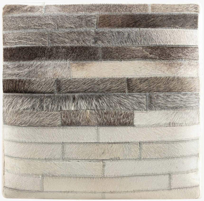 Romagnese Hair On Hide Ottoman