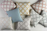Yungaburra Light Blue Geometric Throw Pillow - Clearance