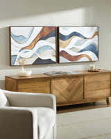 Deep Dark Gray Modern Framed Wall Art for modern gallery walls