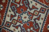 Premium Style Rust, Blue and Beige Hand Knotted Traditional Heriz wool Area Rug