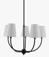 Fiwoe Black Chandelier