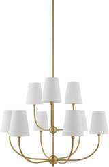Fupeo Brass Modern Chandelier