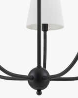 Fiwoe Black Chandelier