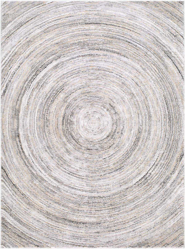 Sample Kiango Gray Circular Area Rug