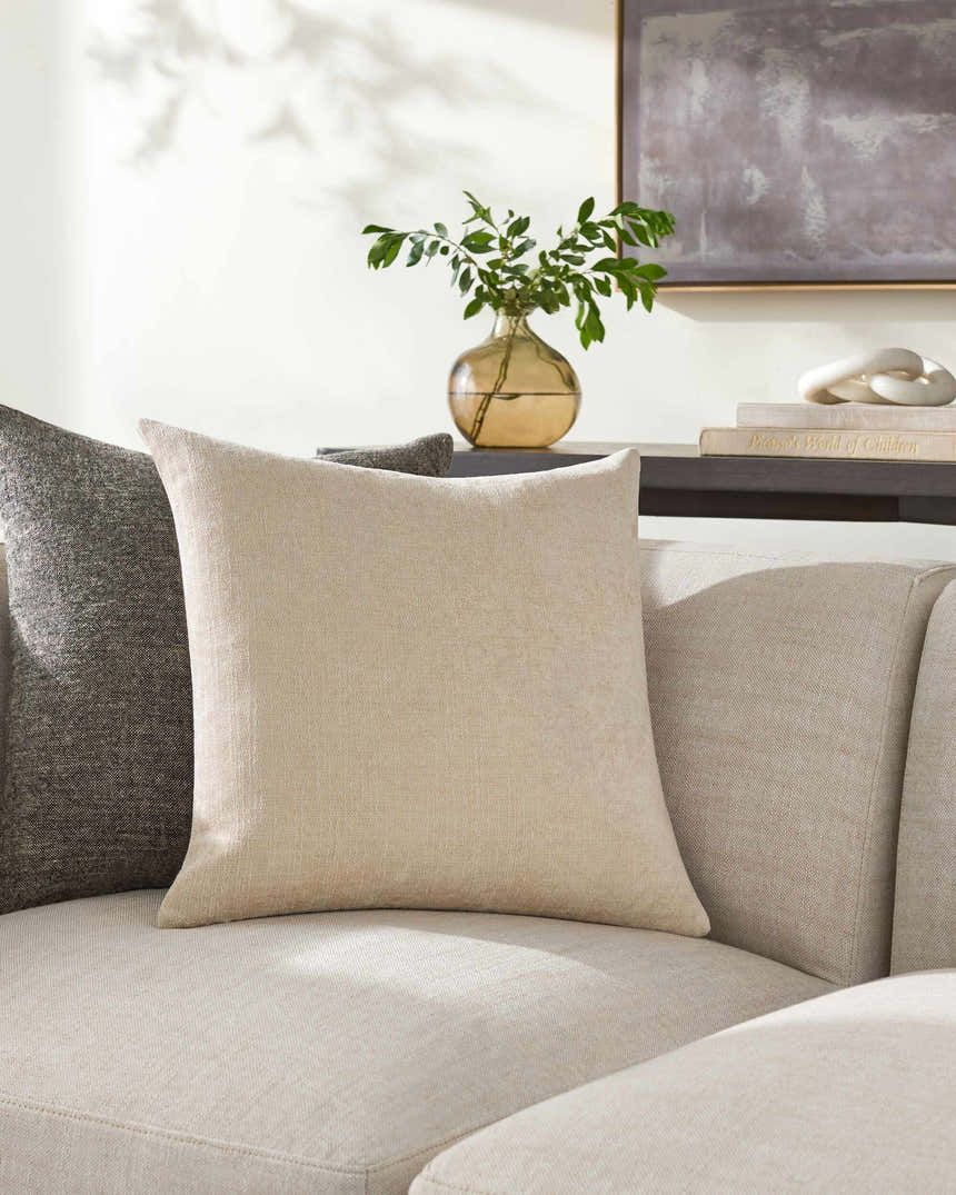 Aeneas Ivory Throw Pillow - Clearance
