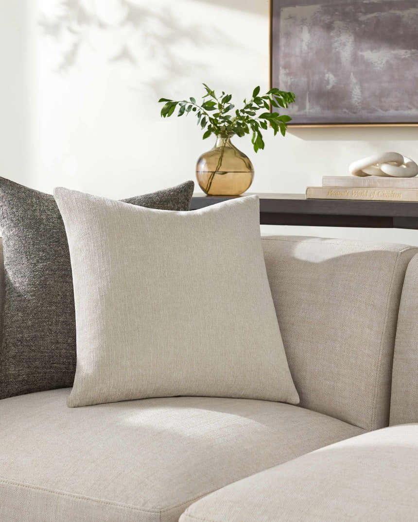Aeneas Linen Throw Pillow - Clearance