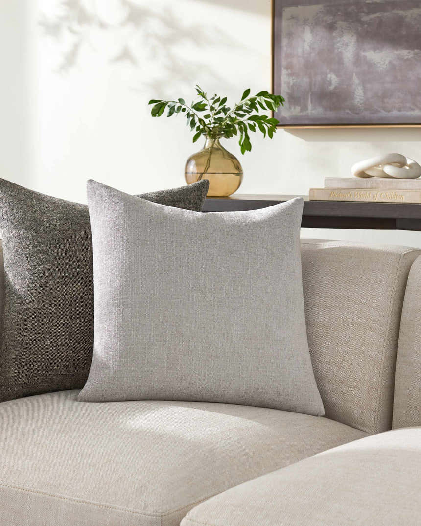 Aeneas Sandstone Throw Pillow - Clearance
