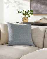 Aeneas Charcoal Throw Pillow - Clearance