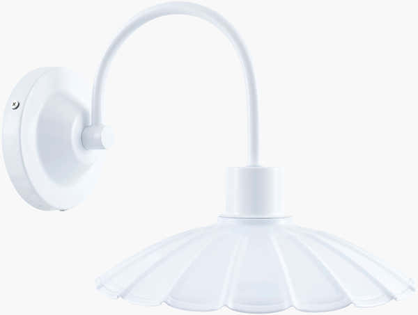 White Rustic Wall Sconce for hallway or bedroom lighting