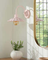 Light Gray Rustic Wall Sconce for hallway or bedroom lighting