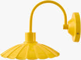 Lemon Yellow Rustic Wall Sconce for hallway or bedroom lighting