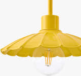 Lemon Yellow Rustic Wall Sconce for hallway or bedroom lighting