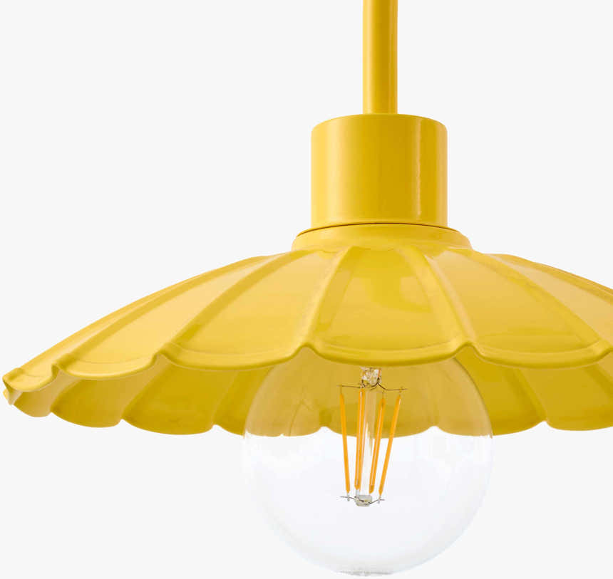 Lemon Yellow Rustic Wall Sconce for hallway or bedroom lighting