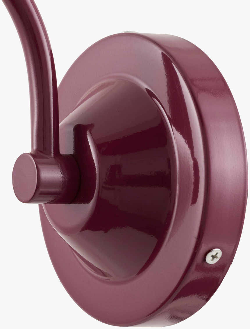 Brick Red Rustic Wall Sconce for hallway or bedroom lighting