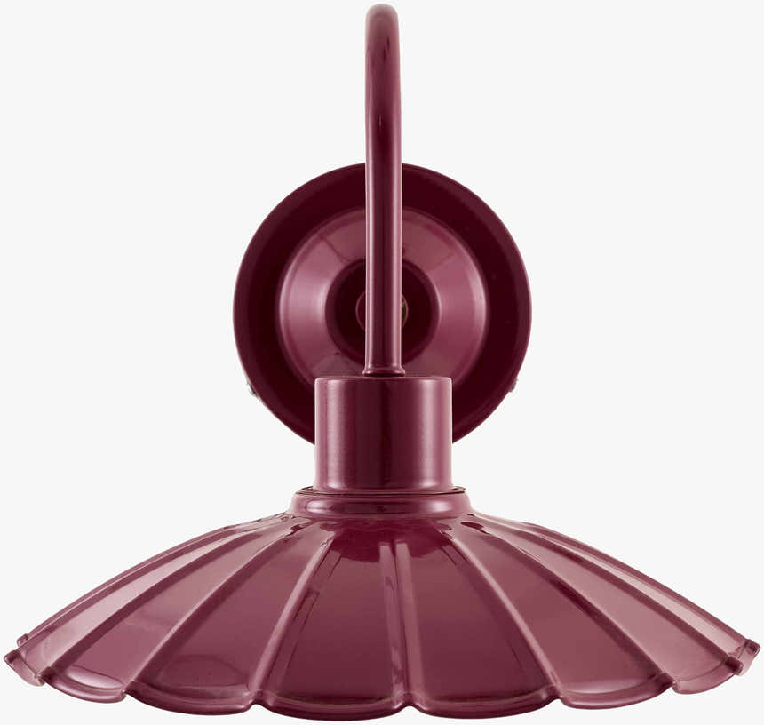 Brick Red Rustic Wall Sconce for hallway or bedroom lighting