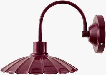 Brick Red Rustic Wall Sconce for hallway or bedroom lighting