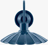 Aqua Blue Rustic Wall Sconce for hallway or bedroom lighting
