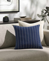 Qwara Navy Throw Pillow