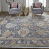 Feizy Wendover Transitional Oriental - Gray/Blue/Tan Area Rug