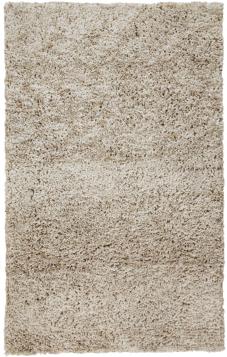 Feizy Stoneleigh Modern Solid - Tan/Ivory Area Rug