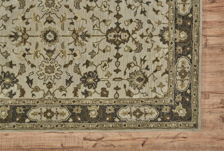 Feizy Eaton Traditional Oriental - Gray/Ivory/Taupe Area Rug