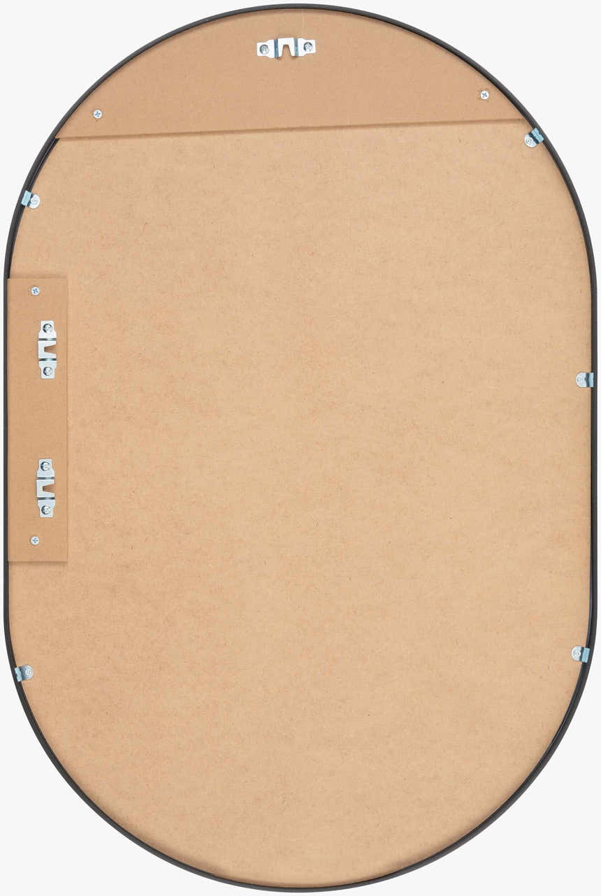 Hagenburg Black Iron Frame Mirror