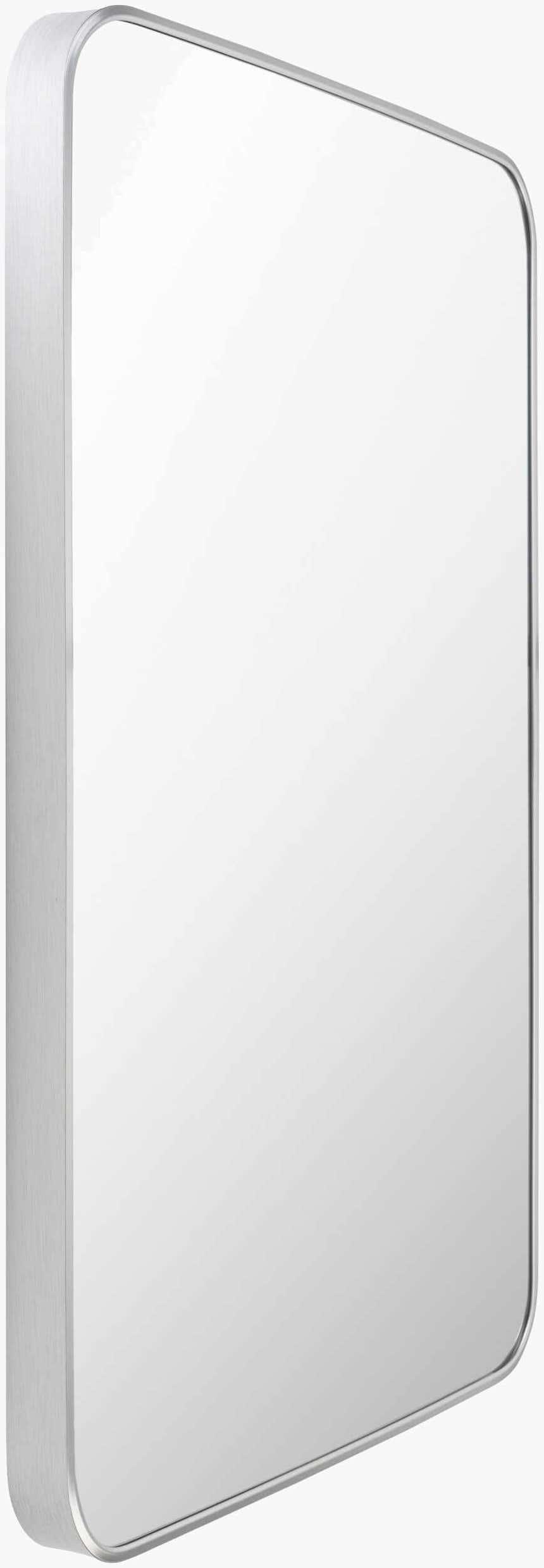 Sustinente Silver Gray Carved Mirror