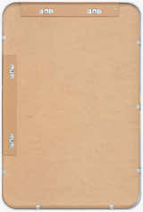 Sustinente White Carved Mirror - Clearance
