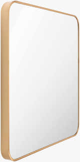 Ockenfels Modern Arched Gold Wall Mirror