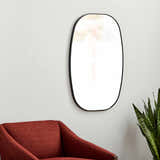 Kopparberg Black Gold Frame Round Mirror
