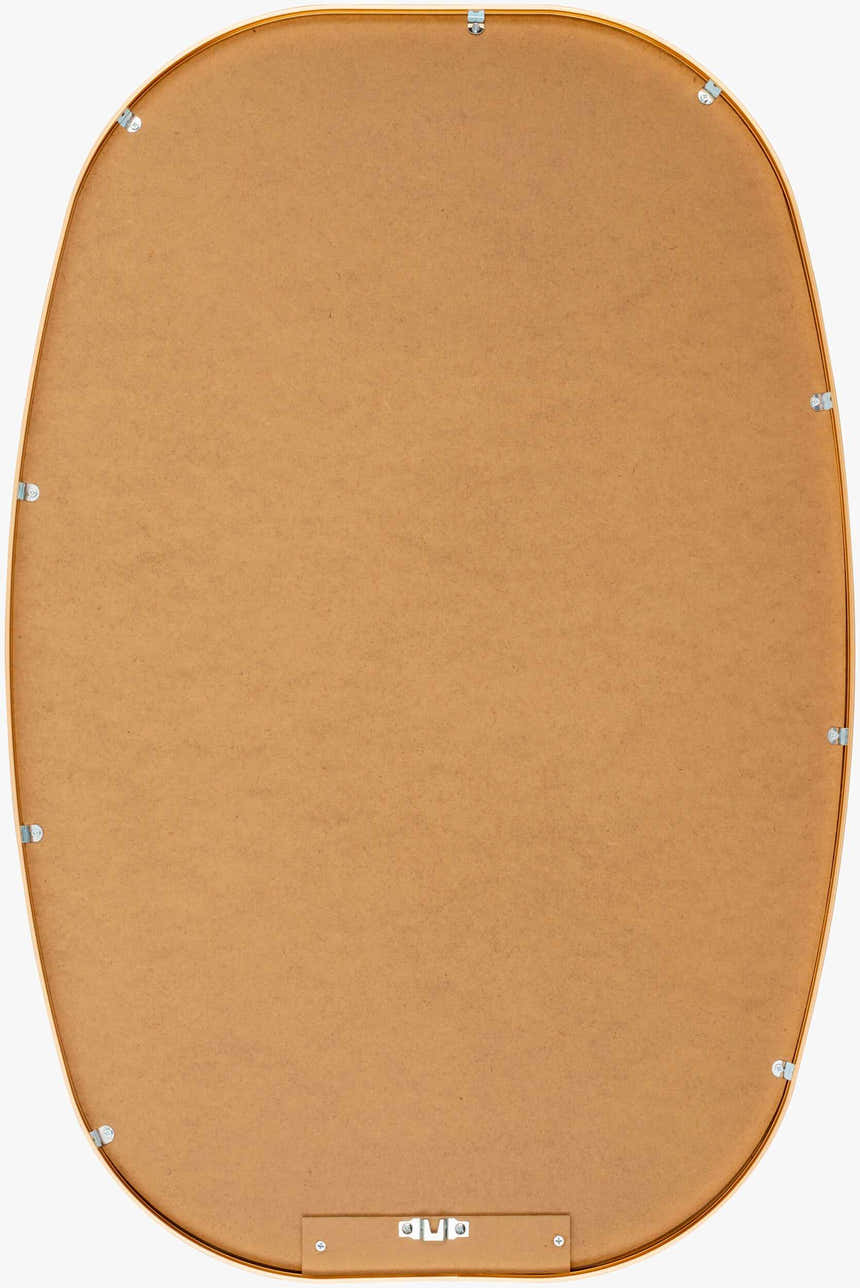Kopparberg Gold Frame Round Mirror