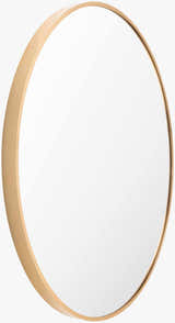 Pontalina Round Gold Mirror