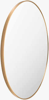 Pontalina Round Gold Mirror